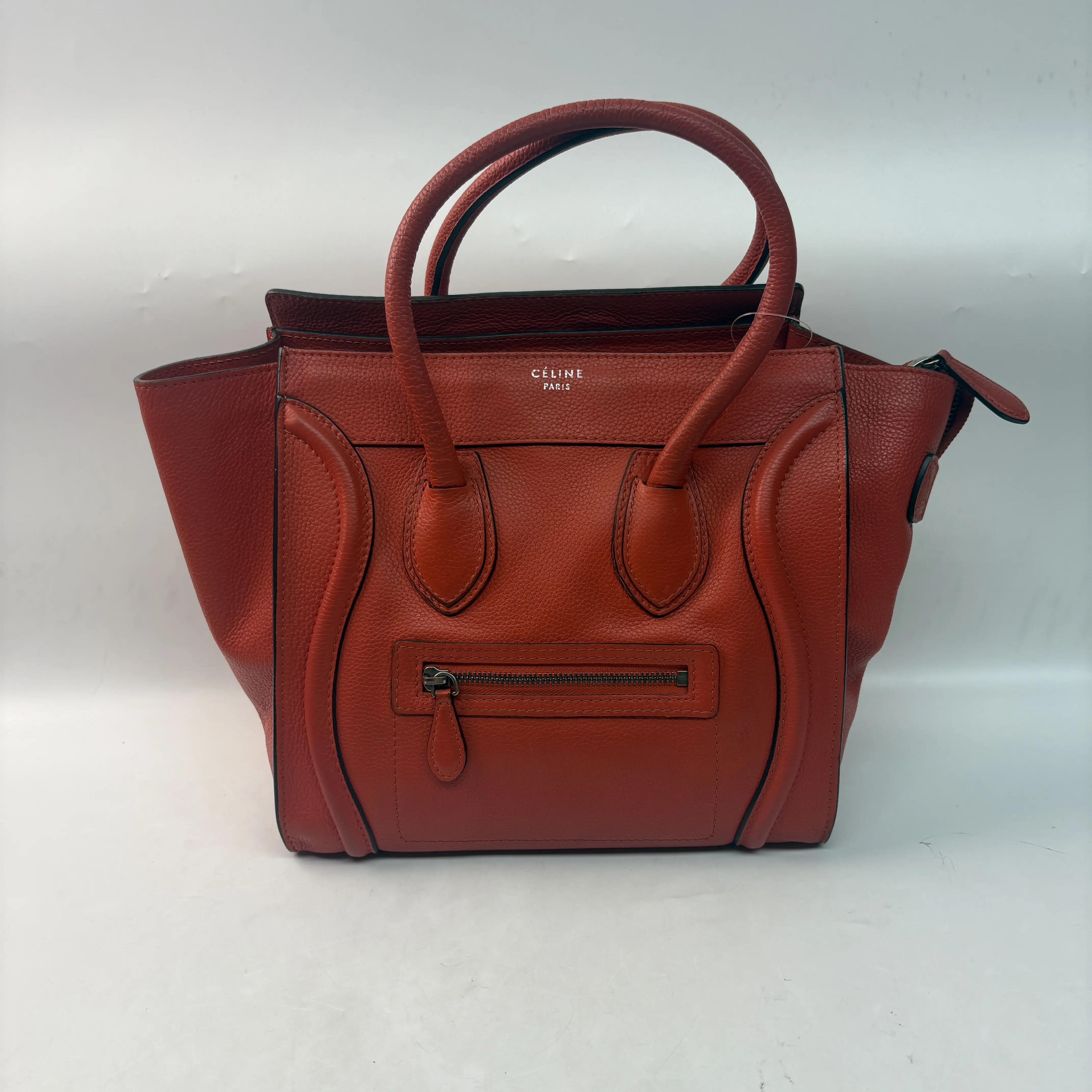 Pre-owned Calfskin Shoulder Bags Celine Luggage Handbag