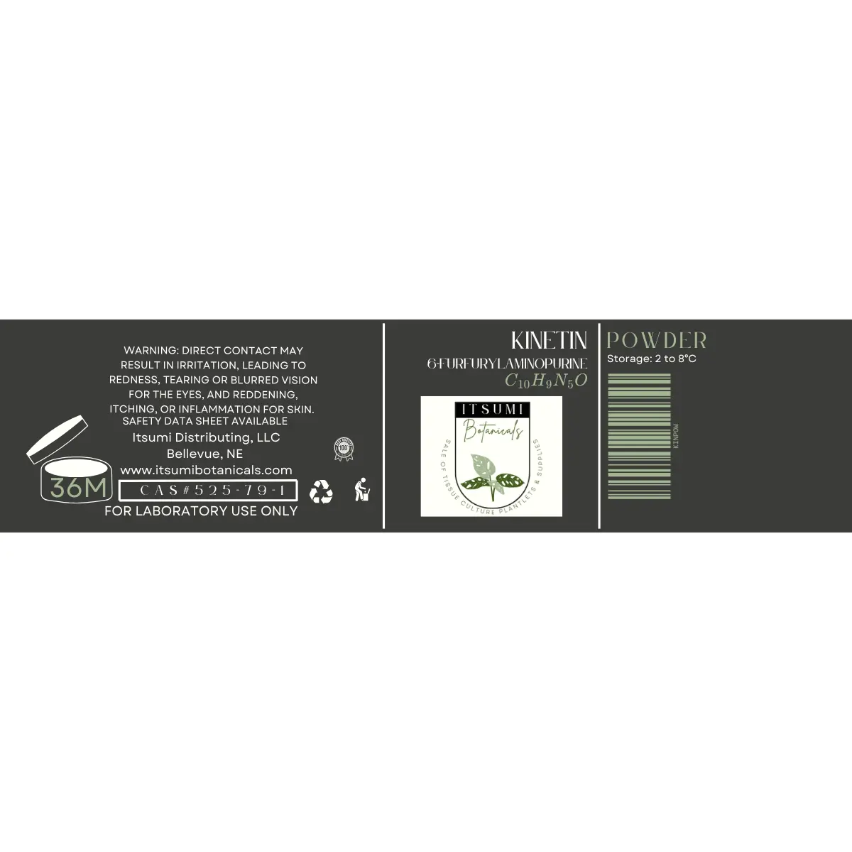 Kinetin (6-Furfurylaminopurine) Powder 99%