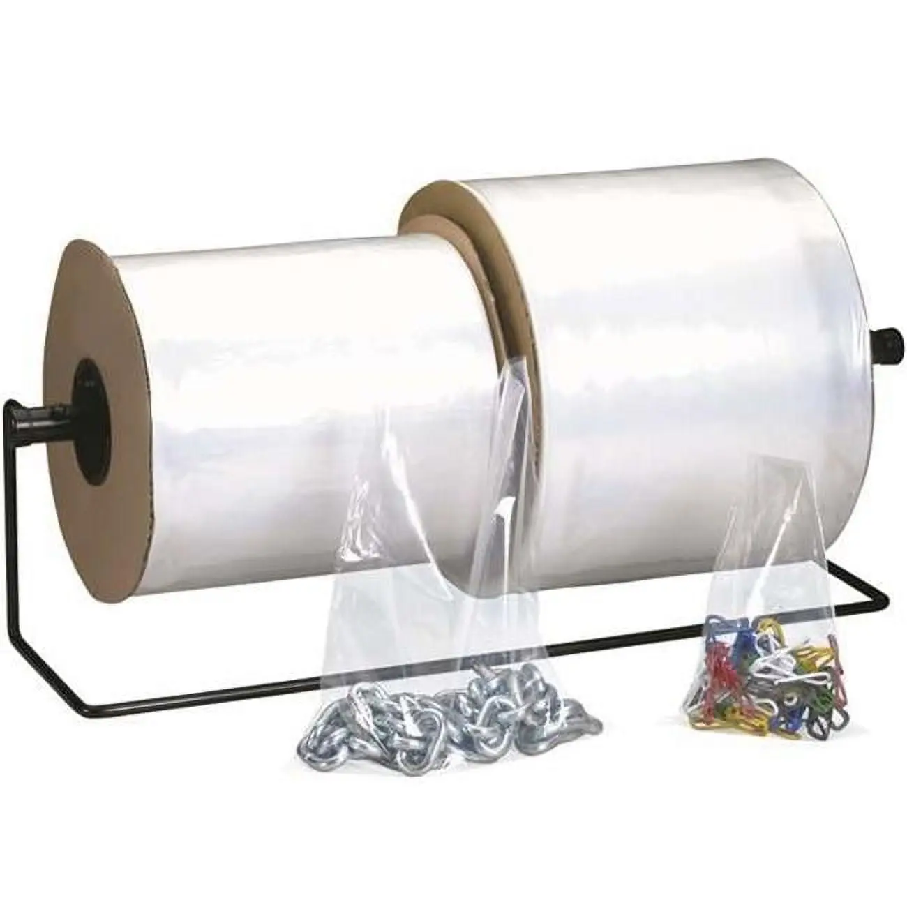 Box Partners AB329 5 x 5 in. 2 Mil Clear Poly Bags on a Roll