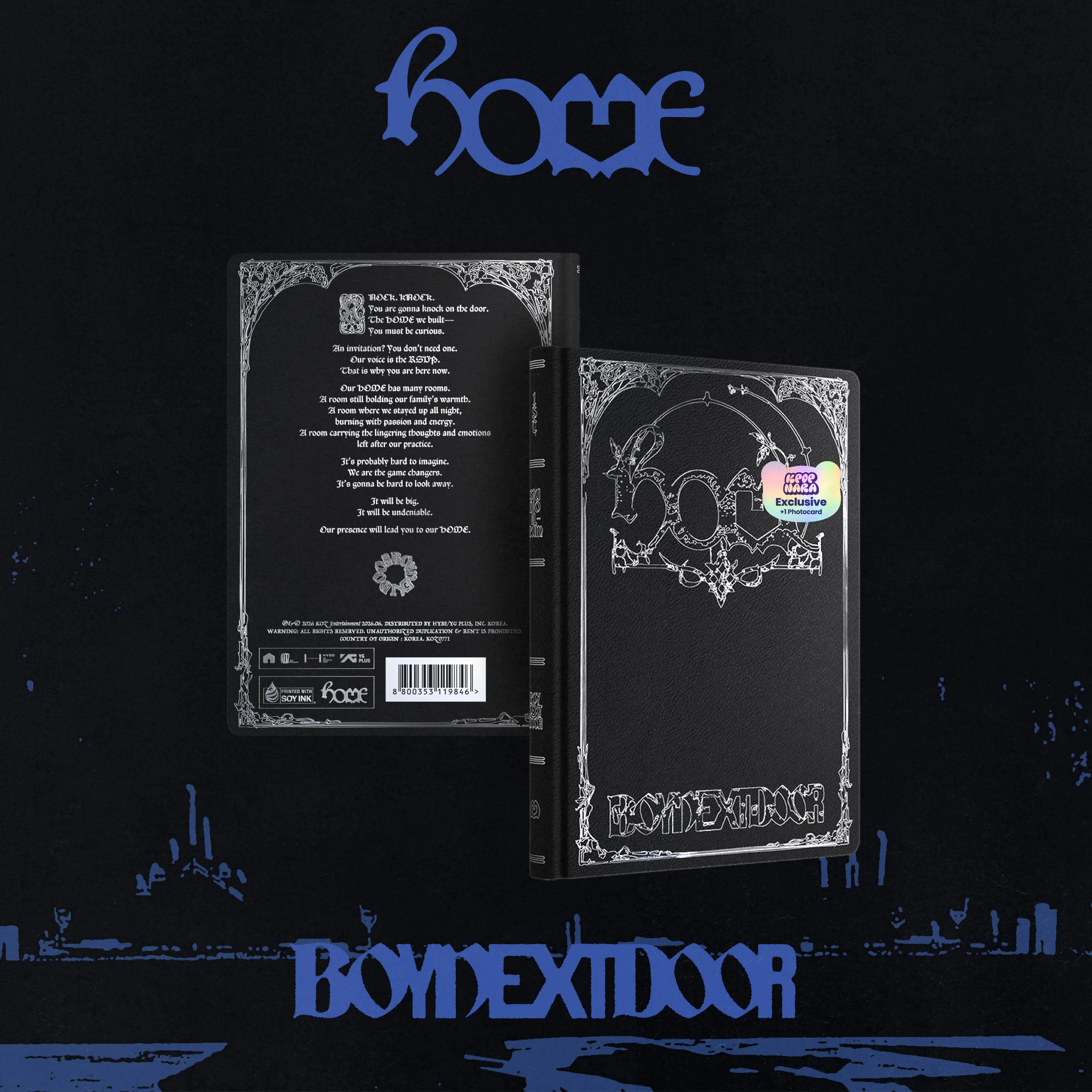 BOYNEXTDOOR - 1st STUDIO ALBUM 'HOME' (NAVIGATOR ver.) (Kpop Nara Exclusive - Standard Ver.)