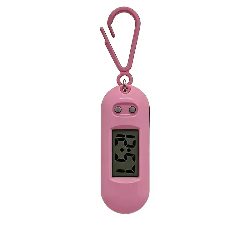 New Portable Digital Keychain Pocket Watch - Small Pendant Party Gift for Christmas, New Year's (Suitable for Backpack Attachment, Festive Gifting Supplies)