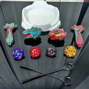 Boys Battle Explosion Gyro Toy Set, Dinosaur Gyro Toys, Desktop Game, Ideal Kids Birthday Gift, Christmas New Year Halloween Present