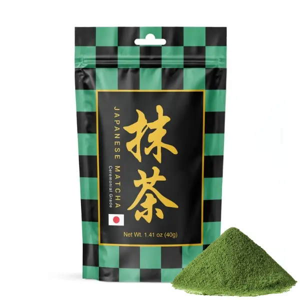 Matcharl Matcha Powder – Japanese Ceremonial Grade (80g / 2.82oz) TAROU Blend | First Harvest | Stone-Milled | Uji Kyoto
