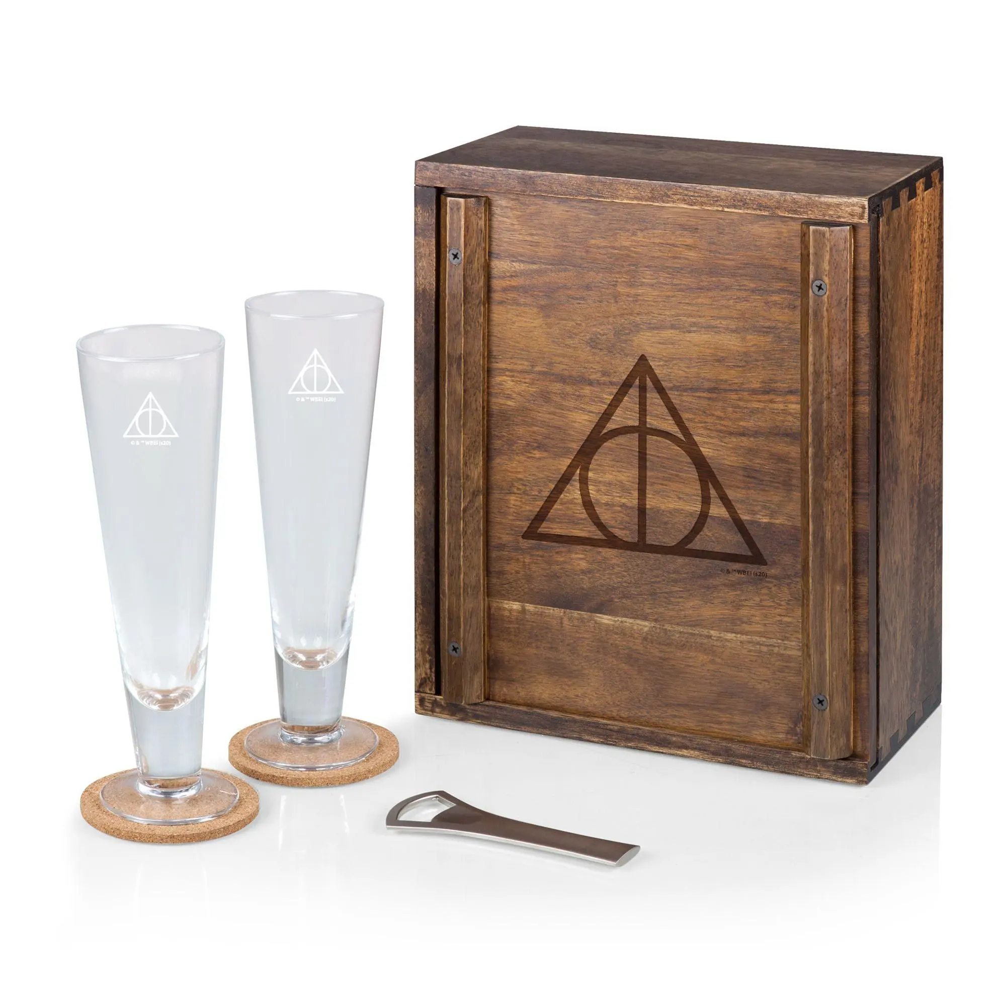 Legacy Harry Potter Deathly Hallows Beverage Glass Gift Set