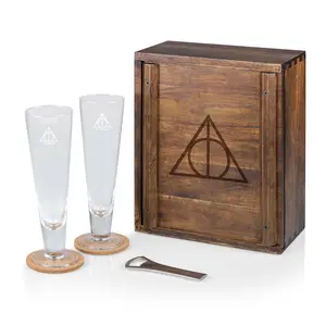 Legacy Harry Potter Deathly Hallows Beverage Glass Gift Set