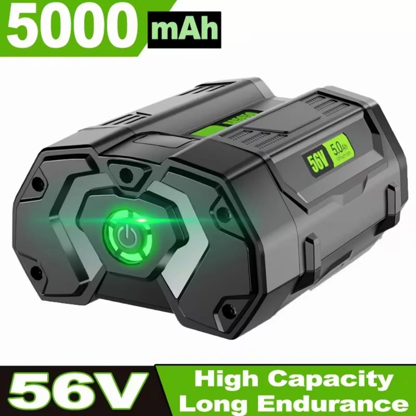 5.0Ah Replacement 56V Battery for EGO Power Tool Accessories, Compatible with EGO Lawn Mower and Leaf Blower