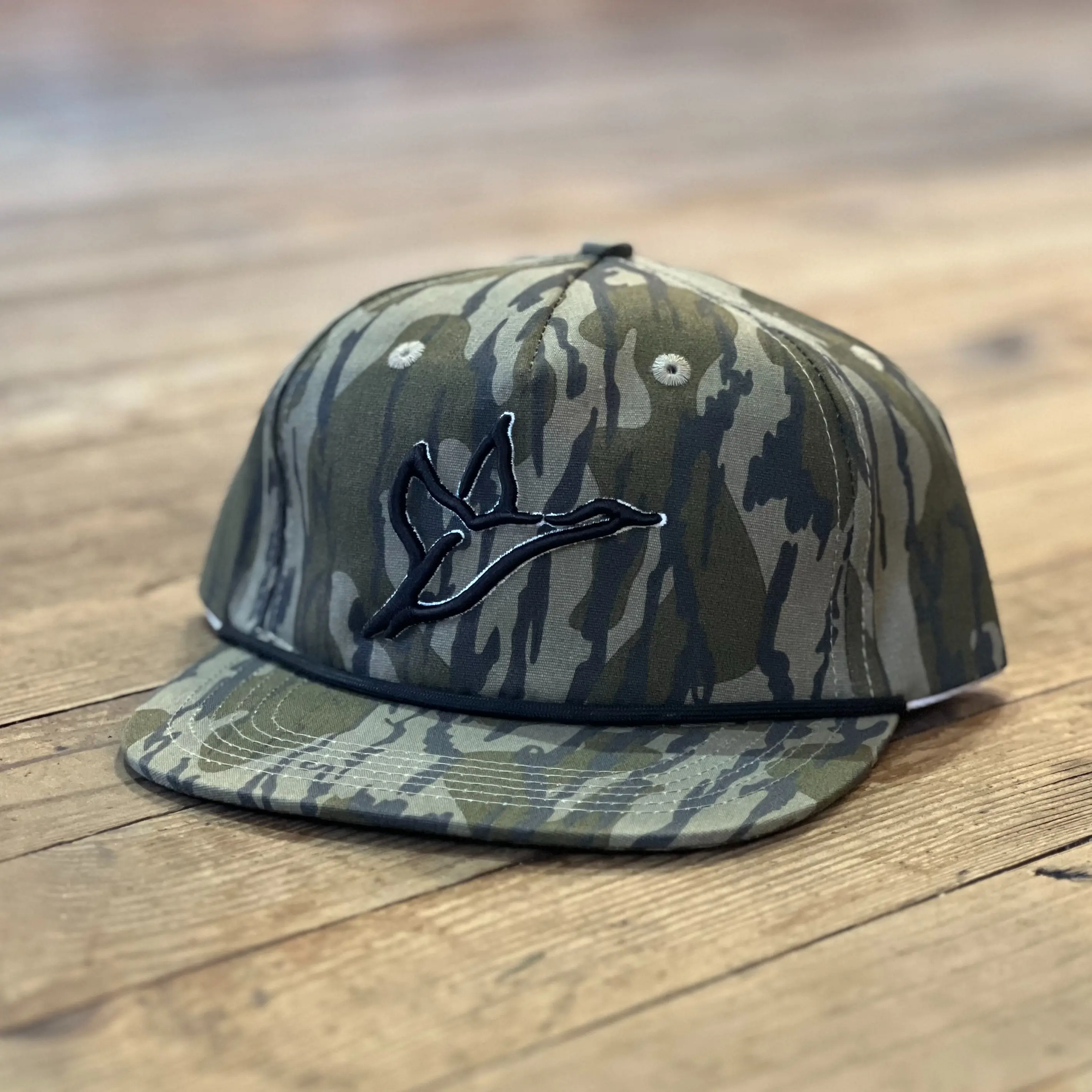 Mossy Oak Bottomland Ghost Icon Goat Rope Hat | Combat Waterfowl
