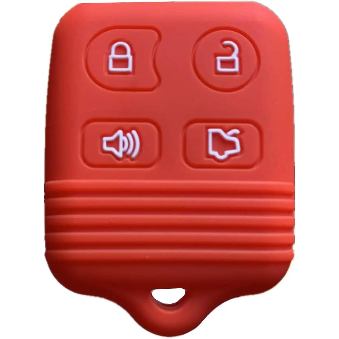 Rubber Automobile Key Fob Cover Case - Damage Guard, Long-Lasting, Unfading Replacement for Ford Mustang, Edge, Escape, Expedition, Explorer, Focus, Escort; Lincoln, Mercury (CWTWB1U331, GQ43VT11T, Blush Pink)