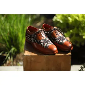 JACQUARD BROGUES WOMEN Footwear Walking Shoes Design Comfort Stylish