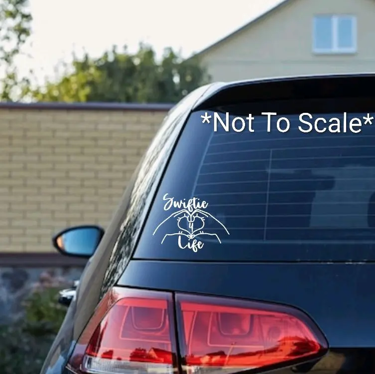 Swifty for Life Vinyl Decal Cute Aesthetic Sticker for Car Windows Laptops Tumblers Water Bottles Notebooks Mirrors High Quality Weather Resistant Easy Apply Long Lasting Multiple Colors