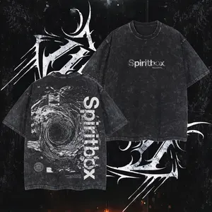 Retro Limited Spiritbox Tsunami Sea Heavy Metal Shirt, Unisex Oversize Rock Band Washed Heavyweight Cotton T-shirt, Gift For Rock Music Lovers T6S