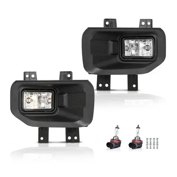 Fit For Ford F150 Pickup Front Bumper Fog Lights Driving Lamps Pair Left + Right