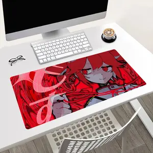 Kasane Teto Anime Mouse Pad - Durable Anime Design for Gamers & Collectors - Stylish Black Base for Everyday Use - Inspired by Kasane Teto Character 35.5*15.7inch