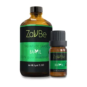 ZAVBE Basil Essential Oil (Ct. Estragole) | 100% Pure, Undiluted, Natural, Therapeutic Grade