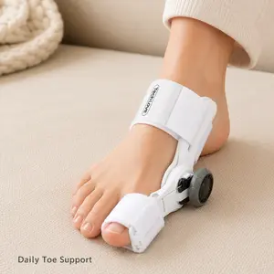 Adjustable Bunion Corrector for Daily Toe Support & Comfort, Soft Toe Separator for Women & Men