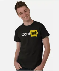 Cornhub Funny Iowa Pride Midwestern IA Adult Short Sleeve Crewneck Tee Cotton Man Menswear Soft Top Chinese Christmas Long