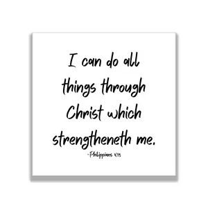 Set of 10 Precut Bible Verse Scripture Quilt Squares KJV Cotton Print