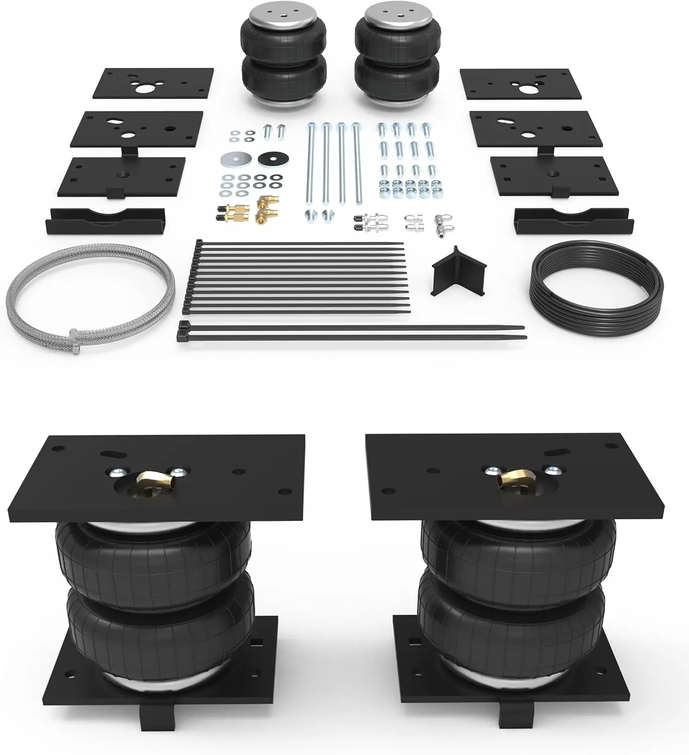 RETRUE Rear Air Bags Suspension Kit for 2014-2026 Dodge Ram 2500 Truck Towing, 5000 Lbs of Load Leveling Capacity for Trucks Rear Suspension Replacement for Firestone 2598, Truck Accessories