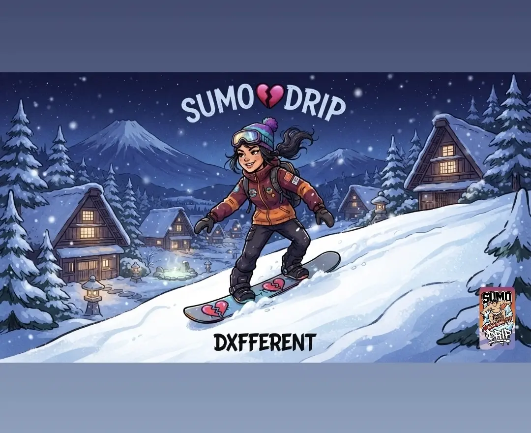 Snowboarder Night Scene Hoodie | Winter Ski Holiday Sweatshirt