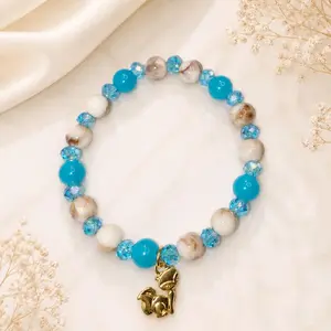 Pulsera Zorro Celeste