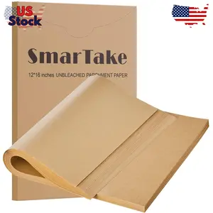 200 Pcs Parchment Paper Baking Sheets, 12x16 Inches