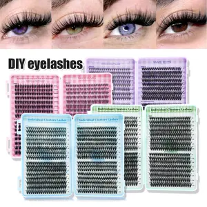 2320pcs Mixed Natural D Curl False Eyelashes, DIY Extension Kit for Daily Use, Parties, Travel, Gift for Family & Friends