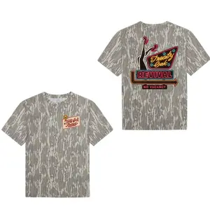 [By Camp Rise] Treaty Oak Camo Shirt, western rodeo graphic Camo Shirt, western Camo Shirt