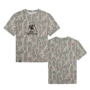 Mossy Oak Alabama Crimson Tide Printing Original Bottomland Camouflage Camo Tee – Soft & Breathable Tshirt