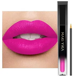 Hot Pink Lipstick for Women Color Stay Long Lasting Lipsticks, No Smudge Matte Liquid Lipstick Transferproof Cruelty-Free Lip Color | PINK SOUL Gloss Lipgloss Makeup Gift Moisturize Shea