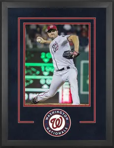Washington Nationals Deluxe 16" x 20" Vertical Photograph Frame