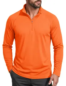 MAGCOMSEN Men's 1/4 Zip Shirt UPF 50+ Quick Dry Lightweight Long Sleeve for Hiking Running Rashguard Outdoor Sports Clothing Sports Casual Wear Outdoorfun SummerVibes