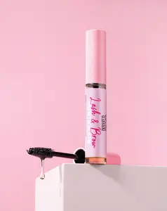 Lash & Brow Growth Serum - 100% Natural Oils for Thicker Eyelashes & Brows - 10ml - Chemical-Free & Cruelty-Free Formula Brush Cleansing