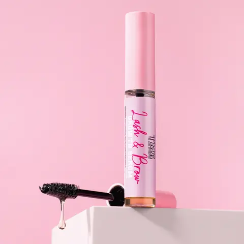 Lash & Brow Growth Serum - Castor Oil & Vitamin E Formula, Daily Growth Boost, Castor Oil Nourish, Nourishes & Strengthens Lashes/Brows, Free of Artificial Colors