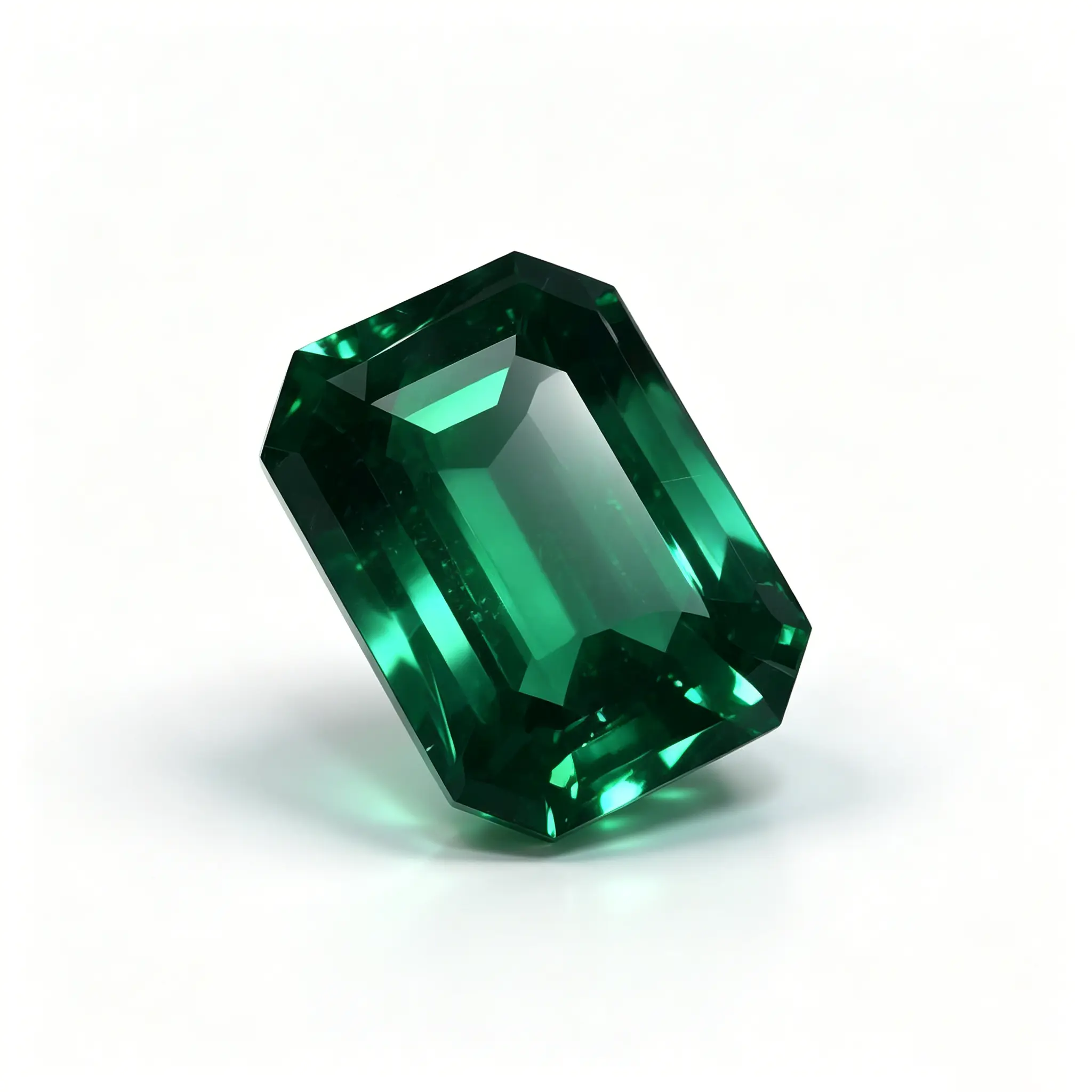 Lab Grown Emerald Emerald Cut With Certificate Lab Grown Emerald Emerald Cut With Certificate