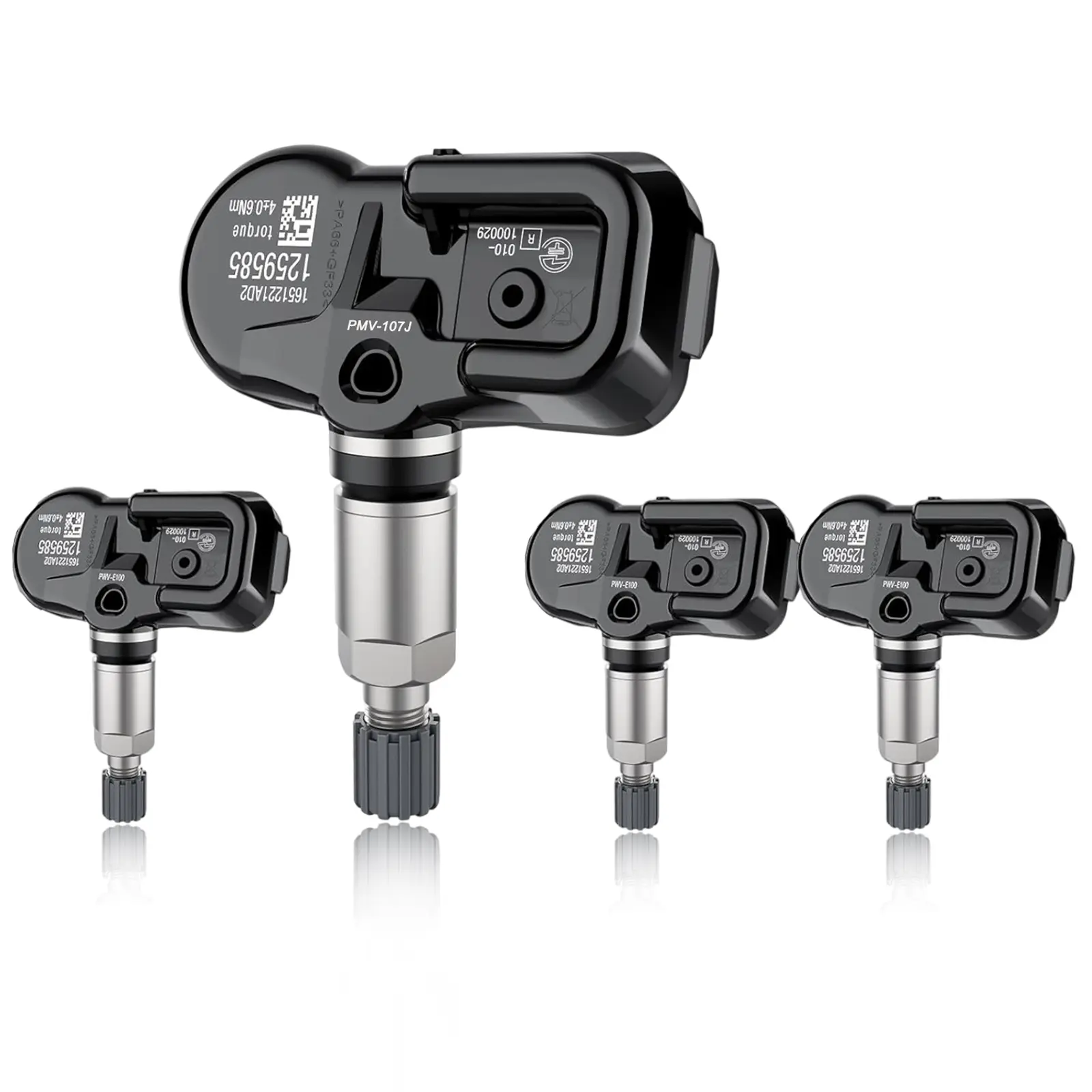 Pre-Programmed TPMS Sensors fit Lexus (ES350,IS250,IS350,RX350,GS350,CT200h)&Toyota(Tacoma,4Runner,Highlander，Camry) Tire Pressure Monitoring System Sensors 315MHz (4PCS) 4260706011,PMV-107J