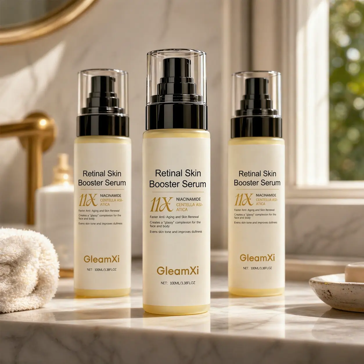 Anti-Aging Essential Skincare Trio - Retinaldehyde Facial Wrinkle Cream, Hydrating Firming Serum for Sagging Skin, Lightweight Formula to Boost Collagen, Repair Evening Skin & Enhance Radiance, Skin Repair