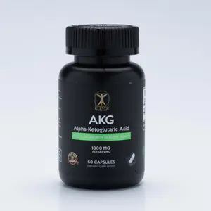 Klever Lifestyle Alpha Ketoglutaric Acid (AKG) Supplement - Healthy Aging, Cognitive Vitality, Cell Growth -  60 capsules - 1000 MMG per serving