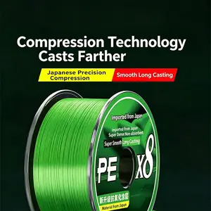 1 Piece X8 Braided Pe Fishing Line, Zero Stretch High Sensitivity, Ultra Durable, Smooth Casting, Saltwater Freshwater Bait Fishing