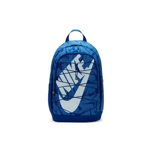 Nike Hayward All-Over Logo Backpack in Blue Fabric for Men and Women