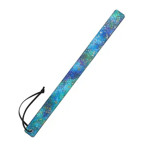 Handmade Horsehide Paddle with Premium Snakeskin Texture - Luxury Leather Impact Tool for Couples Roleplay & Sensory Games