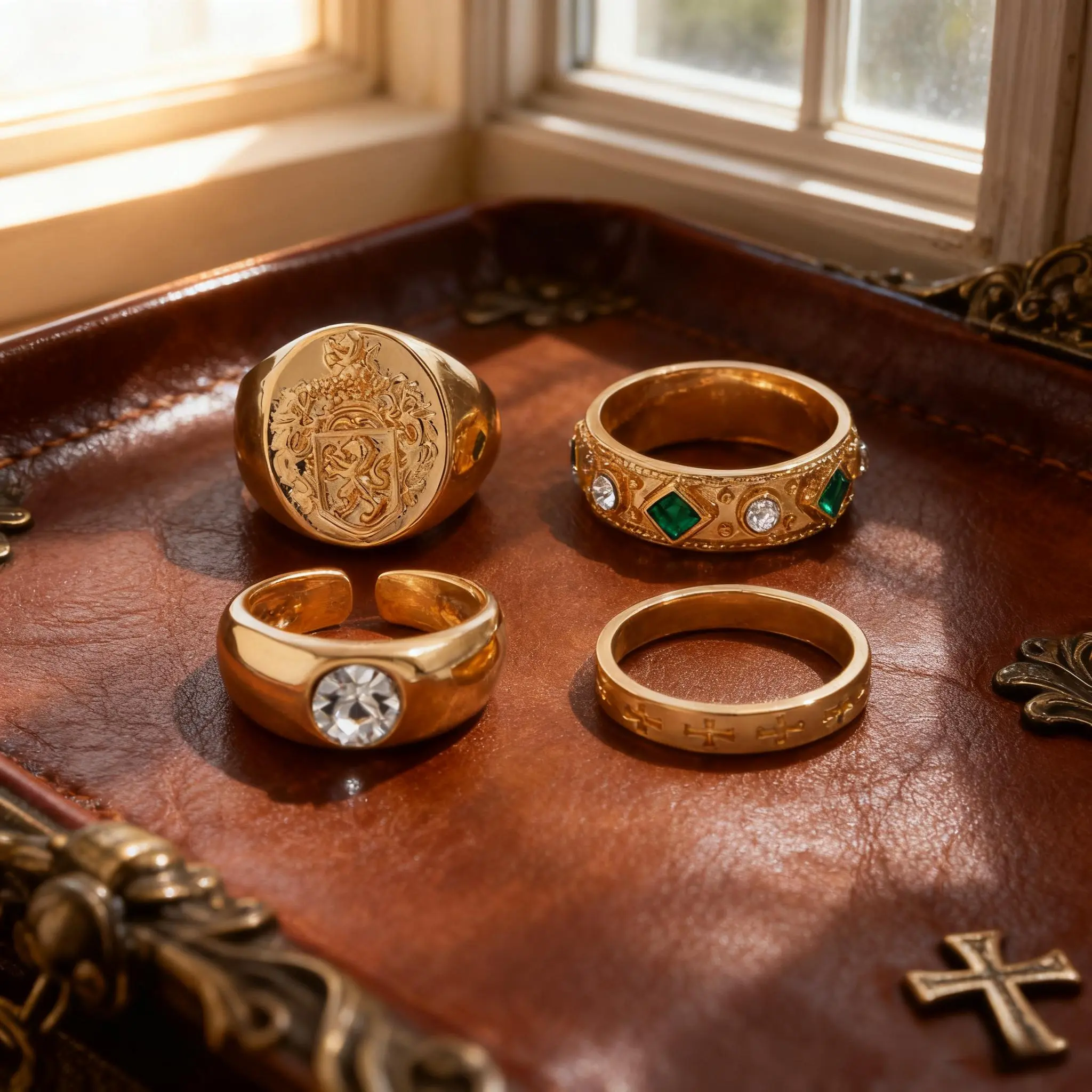 Vintage Punk Ring Set! Daily, Party & Birthday Gift Jewelry