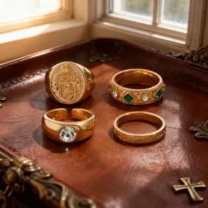 Vintage Punk Ring Set! Daily, Party & Birthday Gift Jewelry