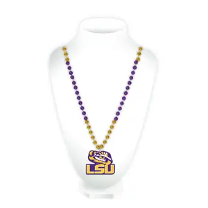 36" LSU Eye of The Tiger Collegiate Bead (Each)
