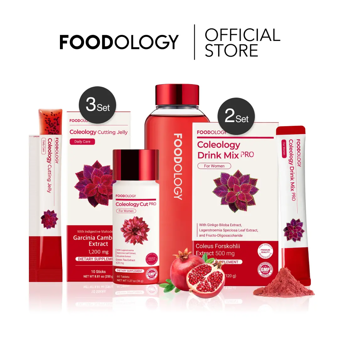 RED Burning 1-Month Full Set | Coleology Cutting Jelly & Coleology Drink Mix Pro +cut PRO (Full 1 month)