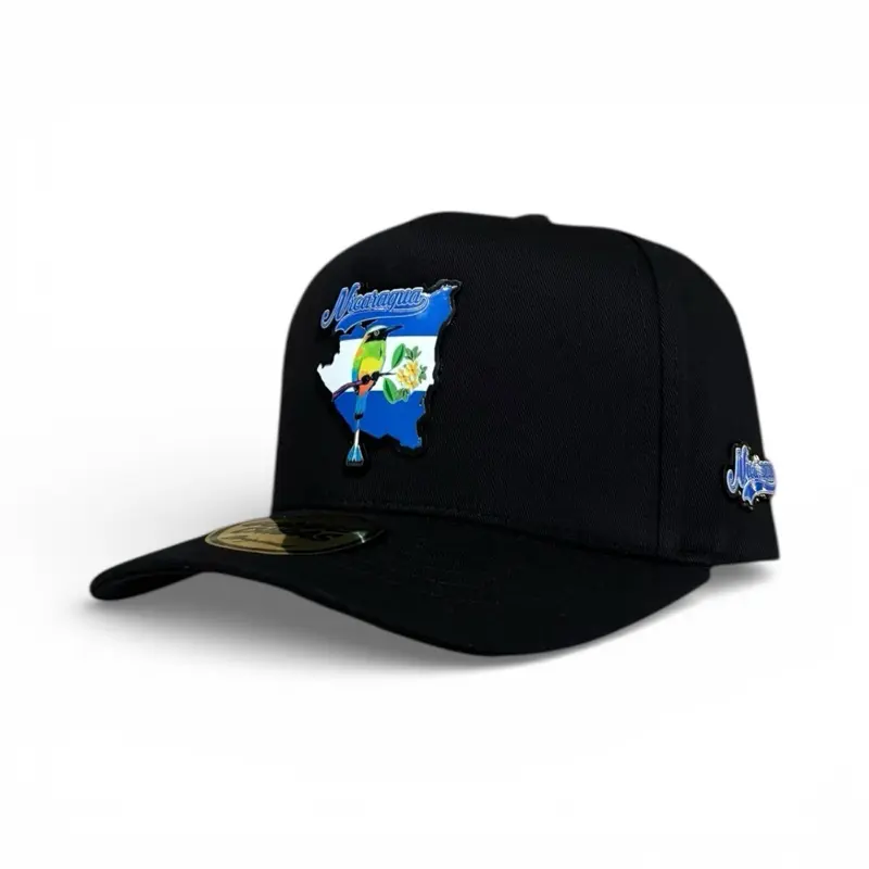 Gorra “Nicaragua” estilo placa en alta calidad y ajustable con broche - high quality Nicaragua plate style cap - for men and women SnapBack hat, Snapback Hats, Men's Snapback Hats