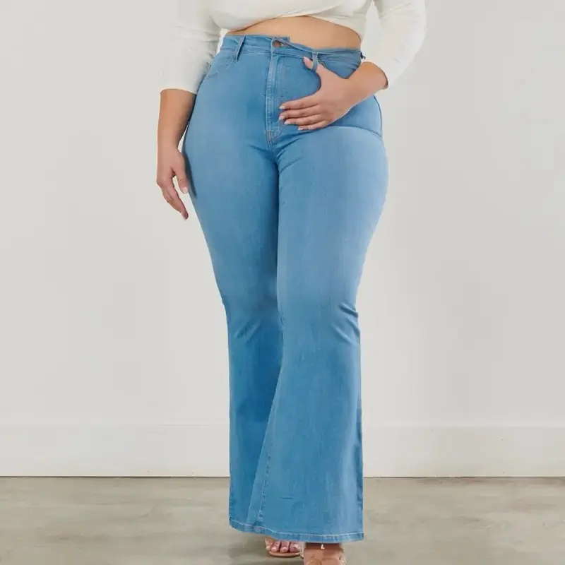 Tall Women’s Plus Size Flare Jean Pants