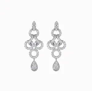 Silver Geometric Earrings