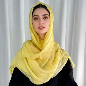 Pure Cotton Linen Headscarf/wrap, Bohemian Style, Windproof Sun Protection Shawl, Versatile Fashion Accessory for Women