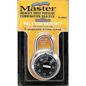Master Lock Stainless Steel Combination Padlock