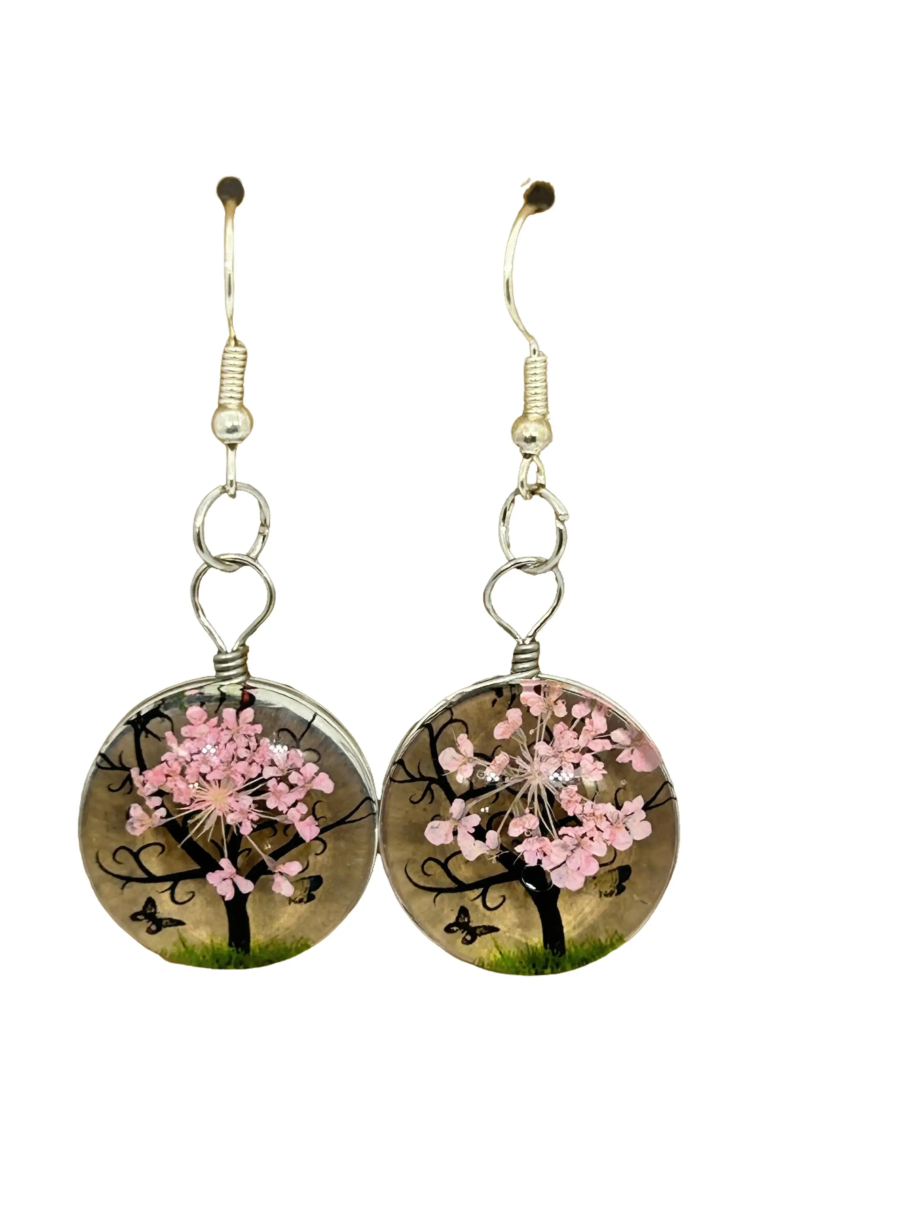 cherry blossom earrings